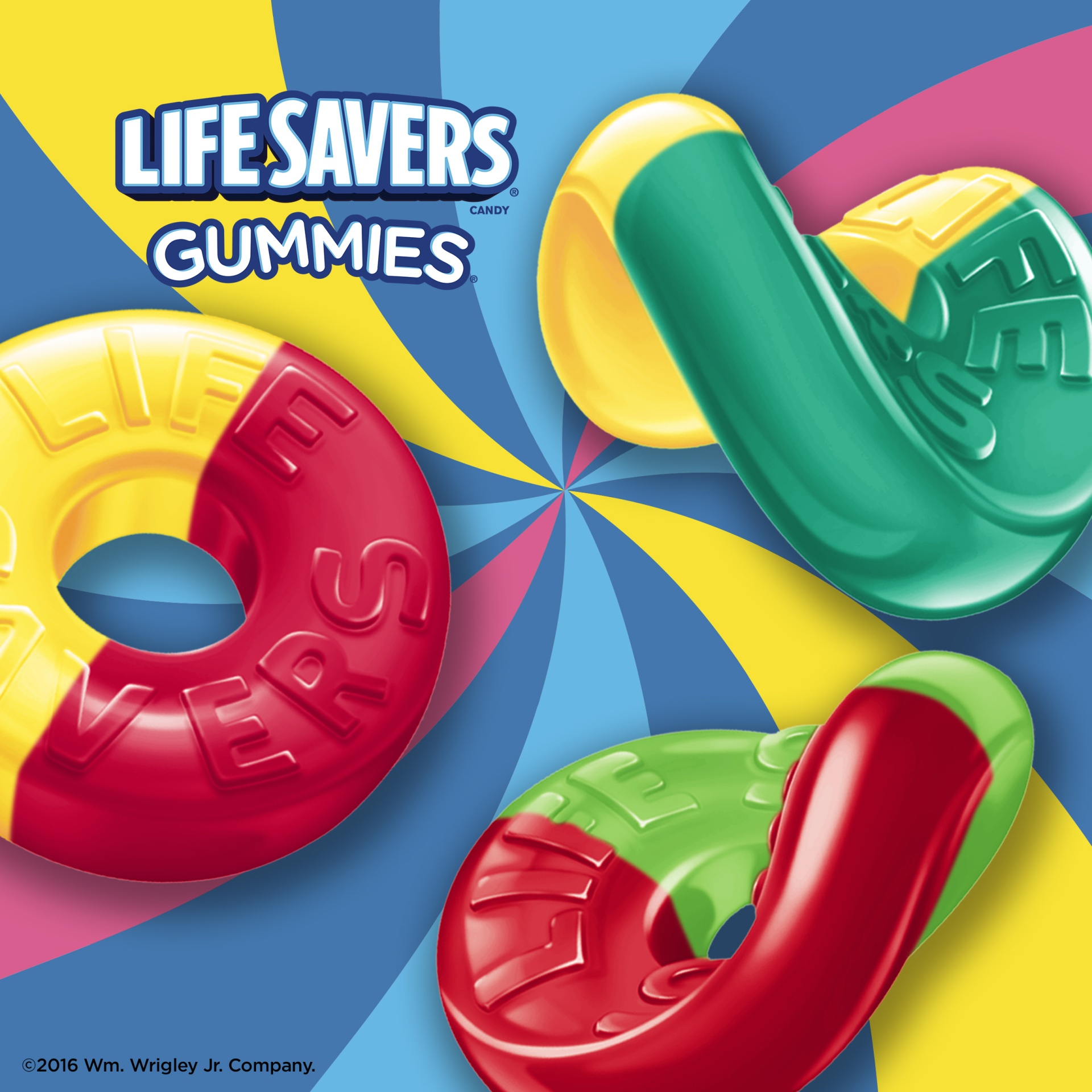slide 6 of 7, Life Savers Gummy Candy, Collisions, 7 oz Bag, 7 oz