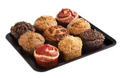 Bakery Assorted Blueberry Lemon Poppy & Chocolate Cheese Muffin 9 Count- Each