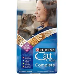 Purina Cat Chow Complete Chicken Dry Cat Food - 3.15 Lbs