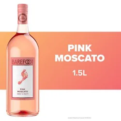 Barefoot Cellars Pink Moscato Wine - 1.5 Liter
