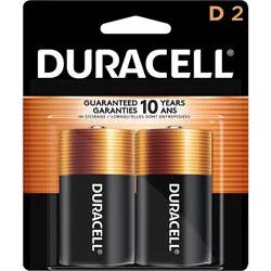 Duracell Coppertop D Alkaline Batteries - 2 Count