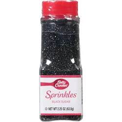 Betty Crocker Sprinkles Sugar Black - 2.2 Oz