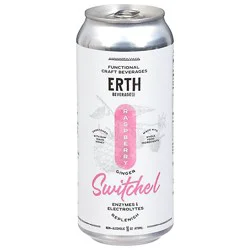 Erth Beverage Switched Raspberry Ginger - 16 Oz