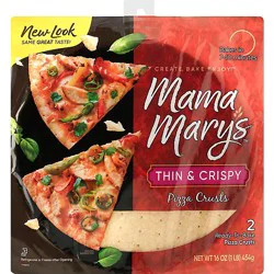 Mama Marys Pizza Crust Thin & Crispy Bag 2 Count - 16 Oz