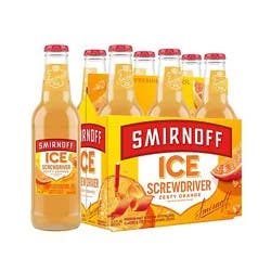 Smirnoff Ice Screwdriver Malt Beverage 4.5% Abv In Bottles - 6-11.2 Oz