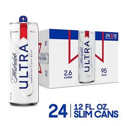 Michelob Ultra Superior Light American Lager Beer In Cans - 24 - 12 Fl. Oz.