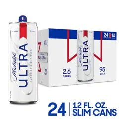 Michelob Ultra Superior Light American Lager Beer In Cans - 24 - 12 Fl. Oz.