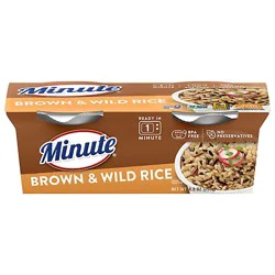 Minute Brown And Wild Rice Ready To Serve In Cup 2 Count - 8.8 Oz