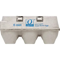 O Organics Organic Eggs Large Brown - 6 Count