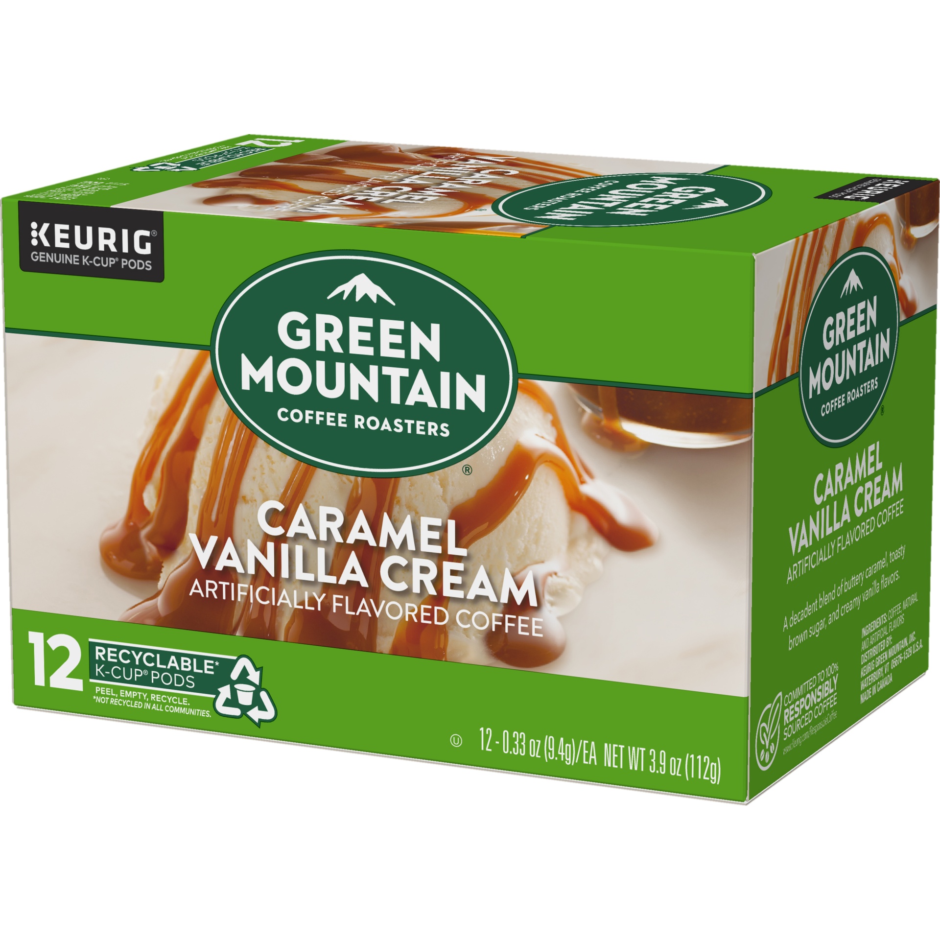 slide 3 of 4, Green Mountain K-Cup Pods Caramel Vanilla Cream Coffee 12 ea, 