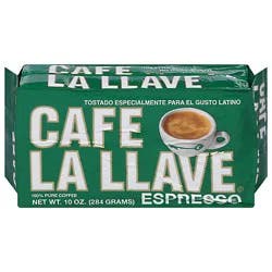 Cafe La Llave Coffee Pure Espresso In Pack - 10 Oz