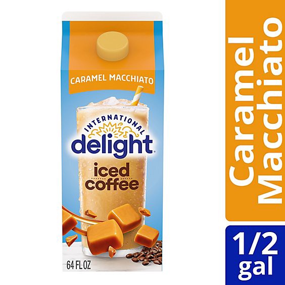 slide 1 of 1, International Delight Caramel Macchiato Iced Coffee - 64 Fl. Oz., 1 ct