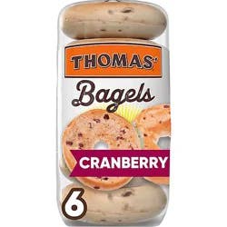 Thomas Bagels Pre-Sliced Cranberry 6 Count - 19 Oz