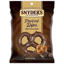 Snyder's Of Hanover Milk Chocolate Covered Pretzels - 6 Oz