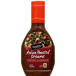 Signature Select Dressing & Marinade Asian Toasted Sesame - 16 Fl. Oz.