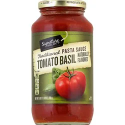 Signature Select Pasta Sauce Tomato Basil - 25 Oz