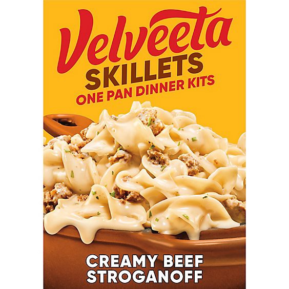slide 1 of 1, Velveeta Skillets Creamy Beef Stroganoff One Pan Dinner Kit Box - 11.6 Oz, 11.6 oz