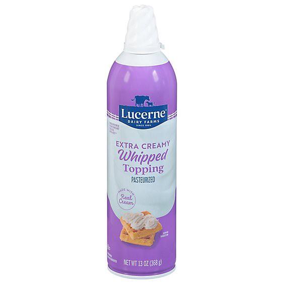 slide 1 of 1, Lucerne Whipped Topping Extra Creamy - 13 Fl. Oz., 13 oz