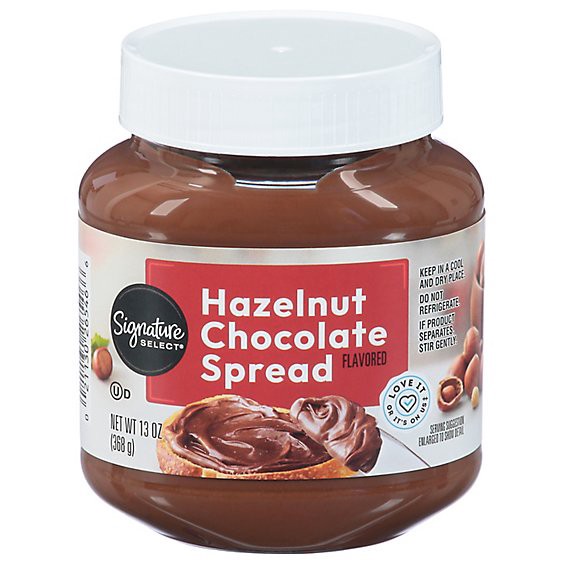 slide 1 of 1, Signature Select Hazelnut Chocolate Flavored Spread - 13 Oz, 13 oz