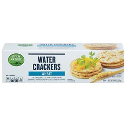 Open Nature Crackers Water Whole Wheat - 4.4 Oz