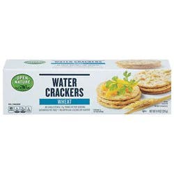 Open Nature Crackers Water Whole Wheat - 4.4 Oz