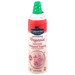 Lucerne Whipped Topping Peppermint Light - 13 Fl. Oz.