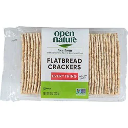 Open Nature Crackers Flatbread Everything - 10 Oz