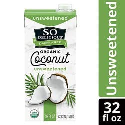 So Delicious Dairy Free Uht Unsweetened Coconut Milk - 32 Fl. Oz.