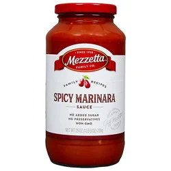 Mezzetta Napa Valley Homemade Sauce Marinara Spicy Jar - 25 Oz