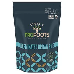 Truroots Certified Usda Organic Non Gmo Project Verified Organic Germinated Brown Rice - 14 Oz