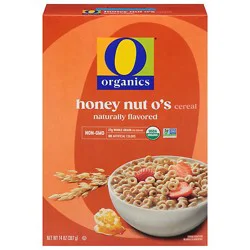 O Organics Cereal Honey Nut Os - 14 Oz