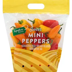 Signature Select/farms Sweet Mini Peppers - 32 Oz