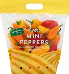 Signature Select/farms Sweet Mini Peppers - 32 Oz