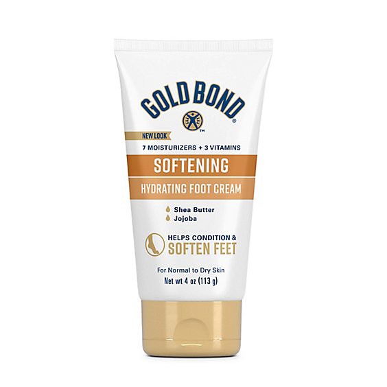 slide 1 of 1, Gold Bond Ultimate Foot Cream Softening Shea Butter - 4 Oz, 4 oz