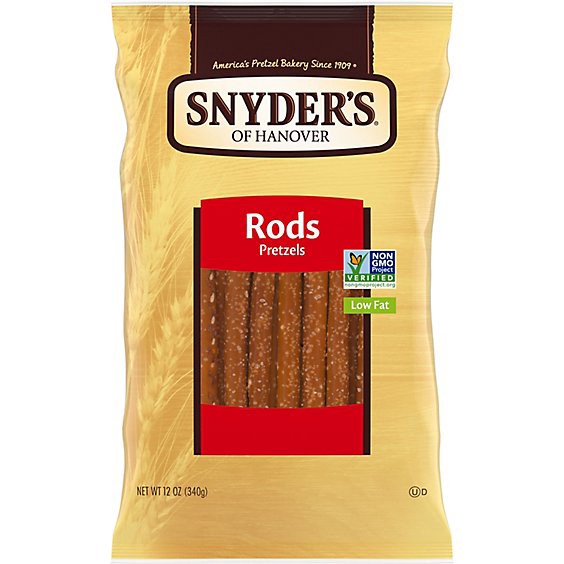 slide 1 of 4, Snyder's Of Hanover Pretzel Rods - 12 Oz, 12 oz