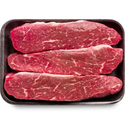 Open Nature Natural Angus Beef Tri Tip Steak Boneless Grass Fed - 1 Lb