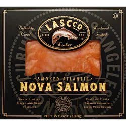 Lascco Atlantic Salmon Cold Smoked Party Wheel - 6 Oz