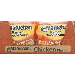 Maruchan Ramen Noodle Soup Chicken Flavor Tray - 24-3 Oz