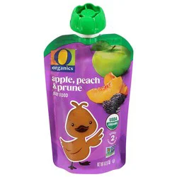 O Organics Organic Baby Food Stage 2 Apple Peach & Prune - 4 Oz