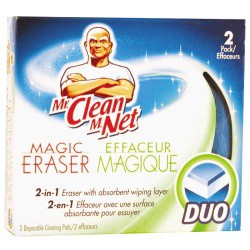 slide 1 of 1, Mr. Clean Super Mop Scrubber Refills 2 ea, 2 ct