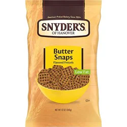 Snyder's Of Hanover Butter Snaps Pretzels - 12 Oz