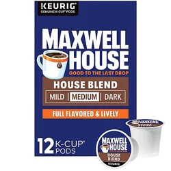 Maxwell House House Blend Medium Roast K-Cup® Coffee Pods - 12 Count