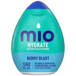 Mio Hydrate Berry Blast Flavored With Other Natural Flavor Liquid Water Enhancer - 1.62 Fl. Oz.