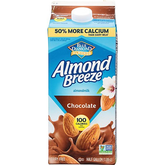 slide 1 of 1, Almond Breeze Chocolate Almond Milk - 64 Oz, 1 ct