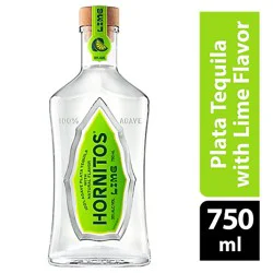 Hornitos Tequila Lime Shot 70 Proof - 750 Ml