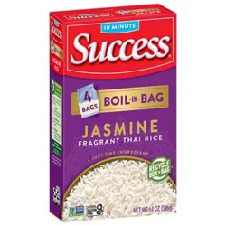 Success Boil In Bag Jasmine Rice In Box - 14 Oz