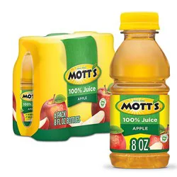 Motts Juice 100% Apple Original - 6-8 Fl. Oz.