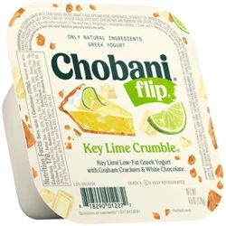 Chobani Flip Low-Fat Greek Yogurt Key Lime Crumble - 4.5 Oz