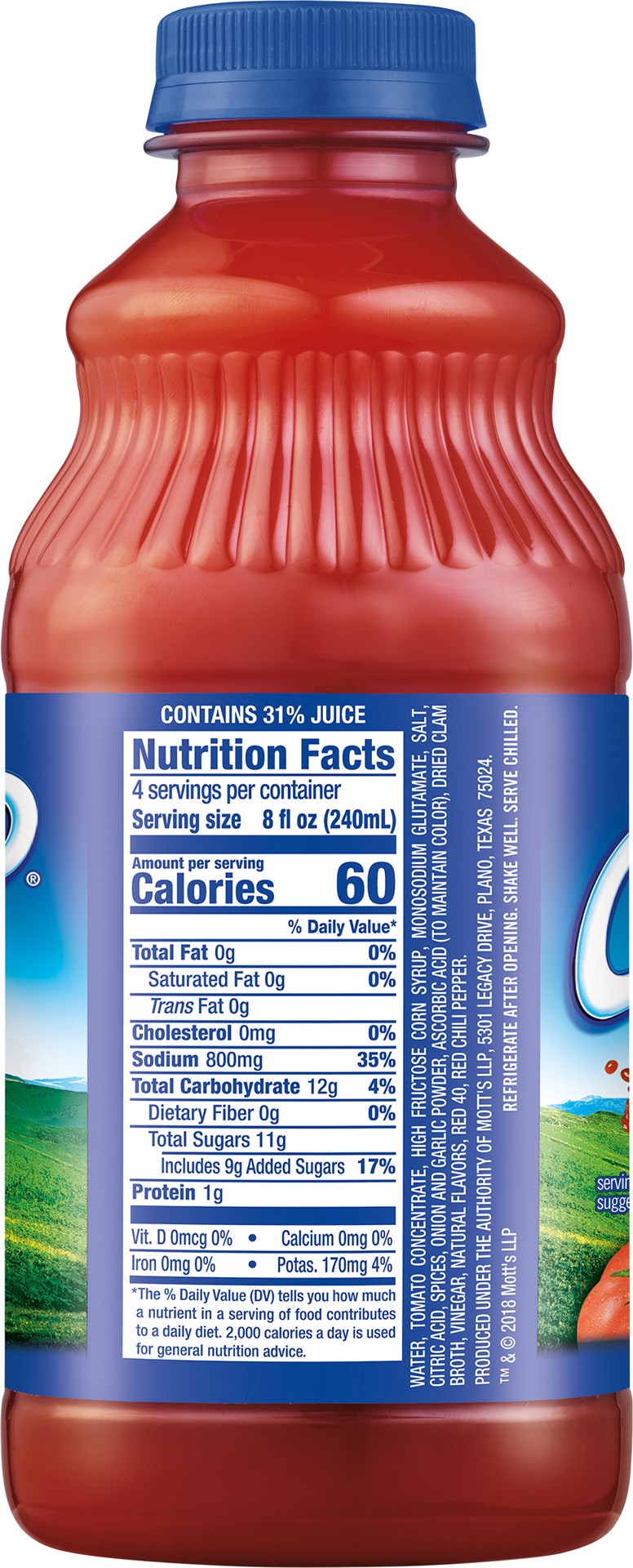 slide 6 of 9, Clamato Cocktail Tomato The Original - 32 Fl. Oz., 32 fl oz