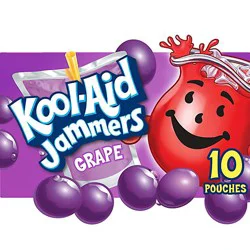 Kool-Aid Jammers Grape Artificially Flavored Drink Pouches - 10-6 Fl. Oz.